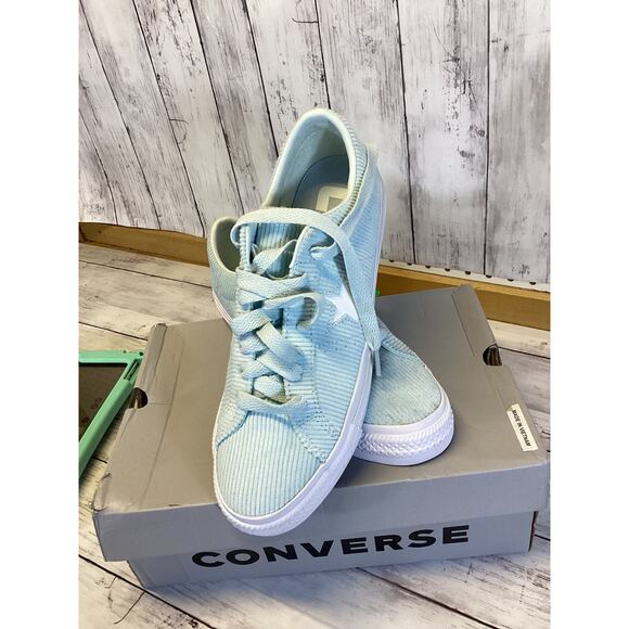 Converse Shoes Baby Blue Chuck Taylor Cons One Star Size 12 for Women - Picture 2 of 4